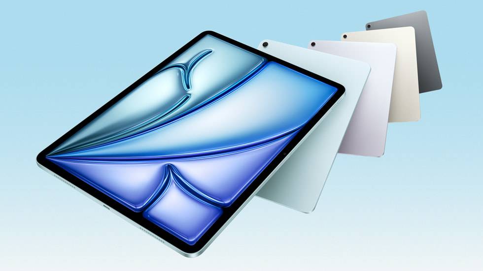 iPad Air colour lineup from Apple Newsroom