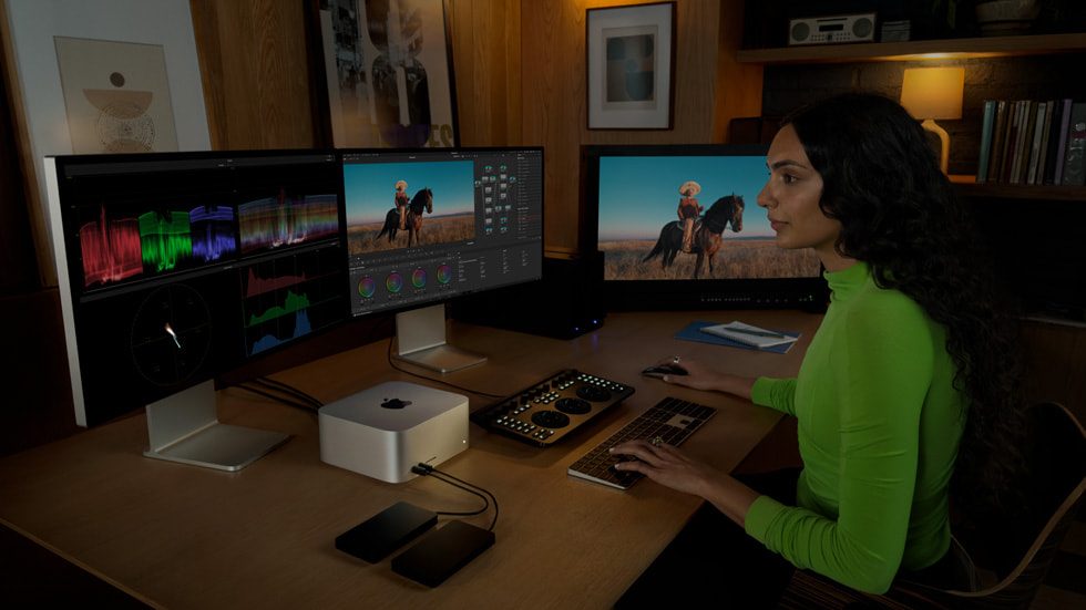 Mac Studio setup from Apple Newsroom