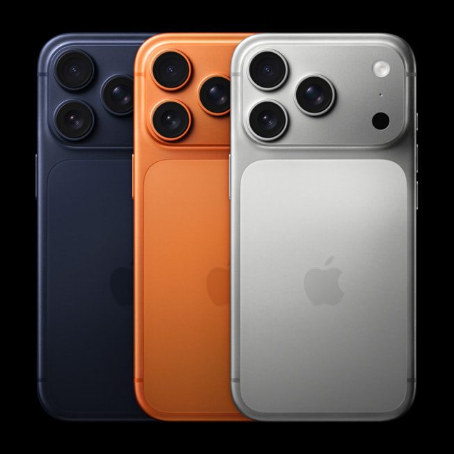 iPhone 17 Pro color lineup from Apple Newsroom