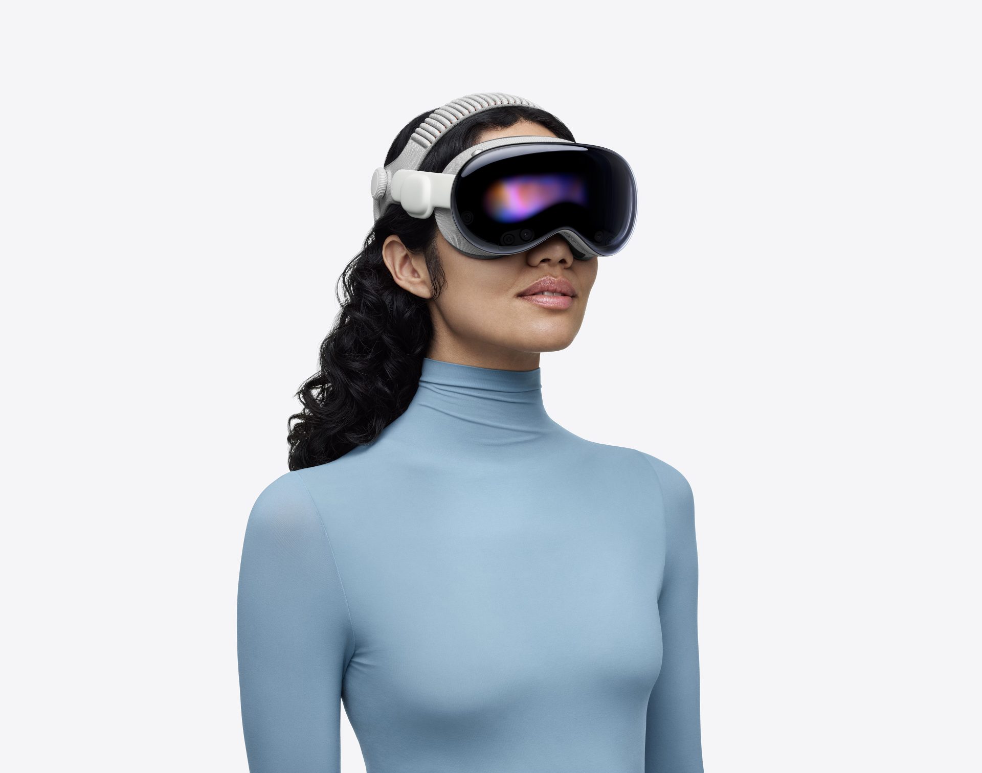 Apple Vision Pro with Dual Knit Band from Apple Newsroom